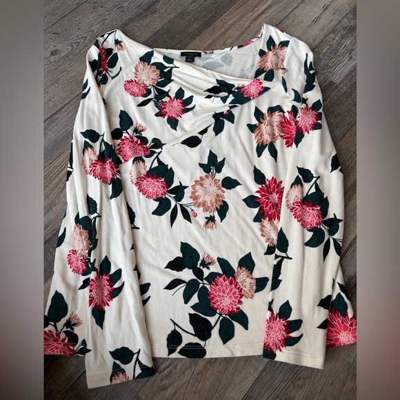 Ann Taylor Factory Tops - Women’s Ann Taylor Factory Three Quarter Length Sleeve Blouse